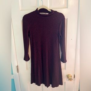 Women’s Burgundy Michael Stars Long Sleeve Dress